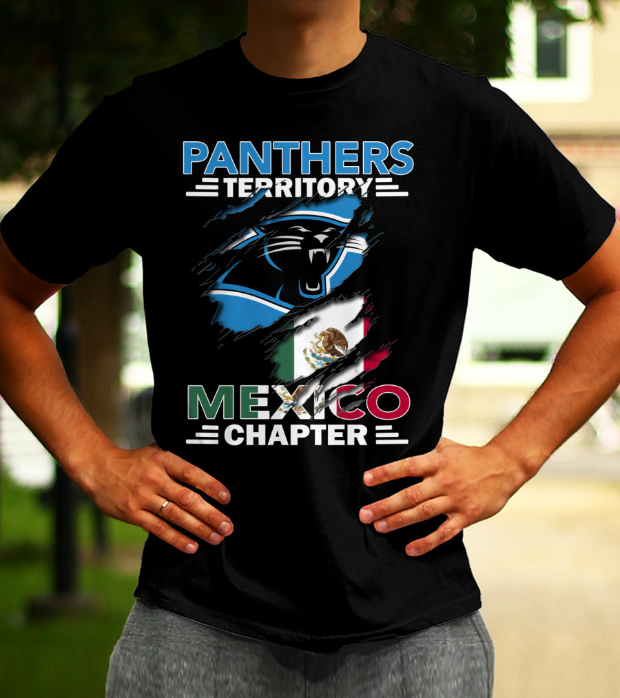 Panthers Territory Mexico Chapter Flag Emblem T-Shirt