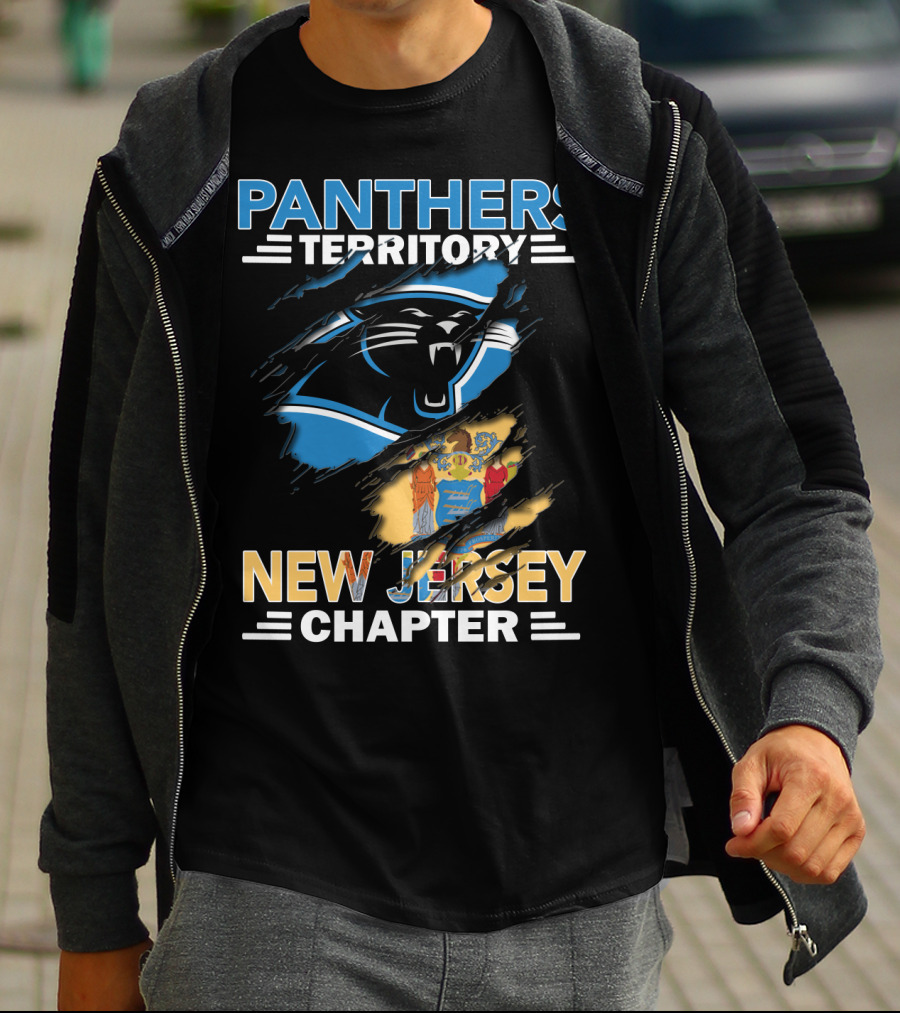 Panthers Territory New Jersey Chapter Logo And Seal Combo T-Shirt