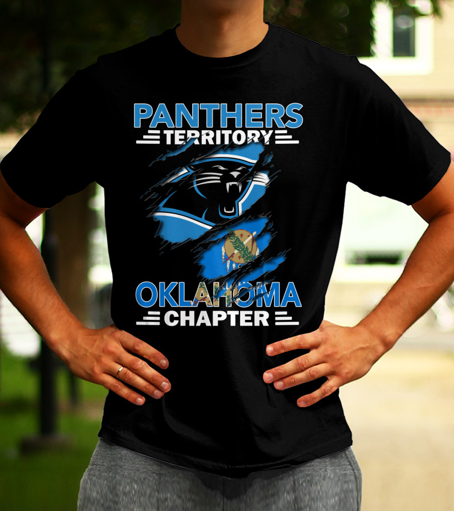 Panthers Territory Oklahoma Chapter Flag And Panther T-Shirt