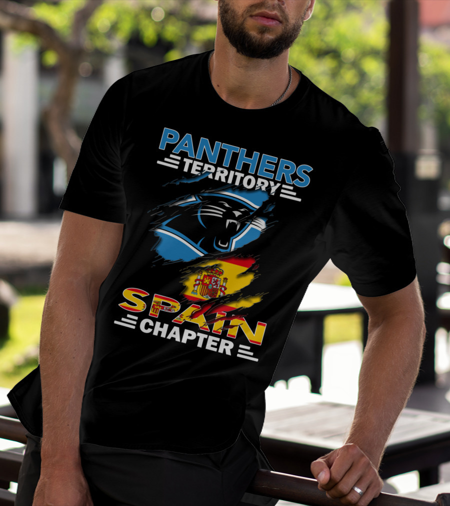 Panthers Territory Spain Chapter Flag T-Shirt