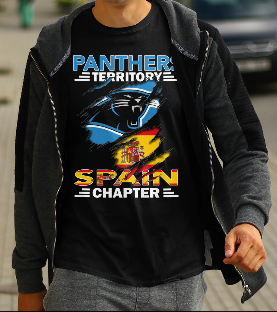 Panthers Territory Spain Chapter Flag T-Shirt