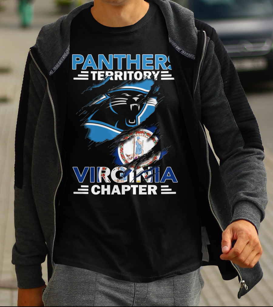 Panthers Territory Virginia Chapter Carolina Panthers Fan Club T-Shirt