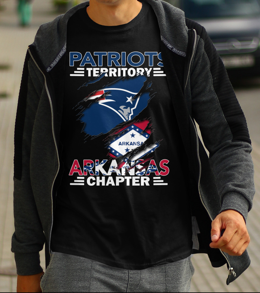 Patriots Territory Arkansas Chapter Arkansas Flag T-Shirt