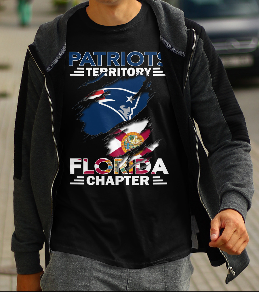 PATRIOTS TERRITORY FLORIDA CHAPTER FLAG LOGO INSPIRED T-Shirt
