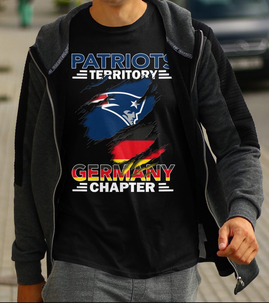 Patriots Territory Germany Chapter Flag T-Shirt