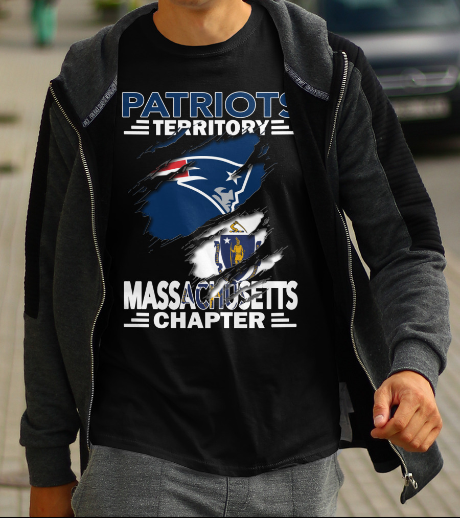 Patriots Territory Massachusetts Chapter New England Football Fan Gear T-Shirt