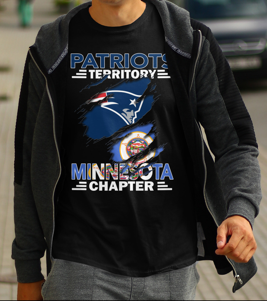 Patriots Territory Minnesota Chapter New England Football Fan Club T-Shirt