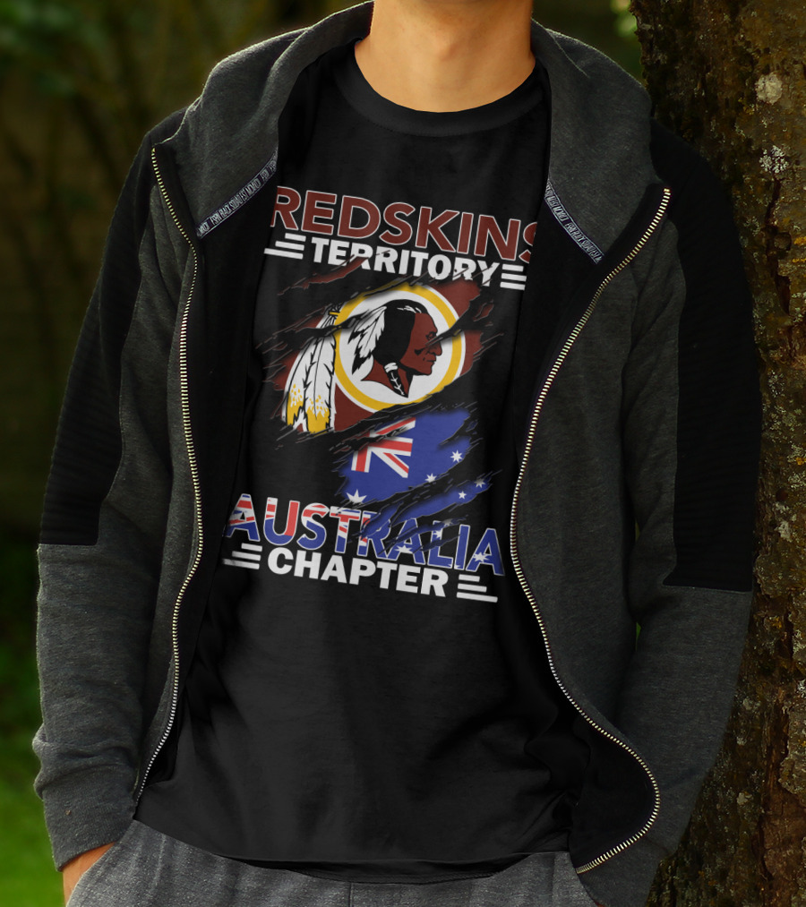 Redskins Territory Australia Chapter Flag T-Shirt