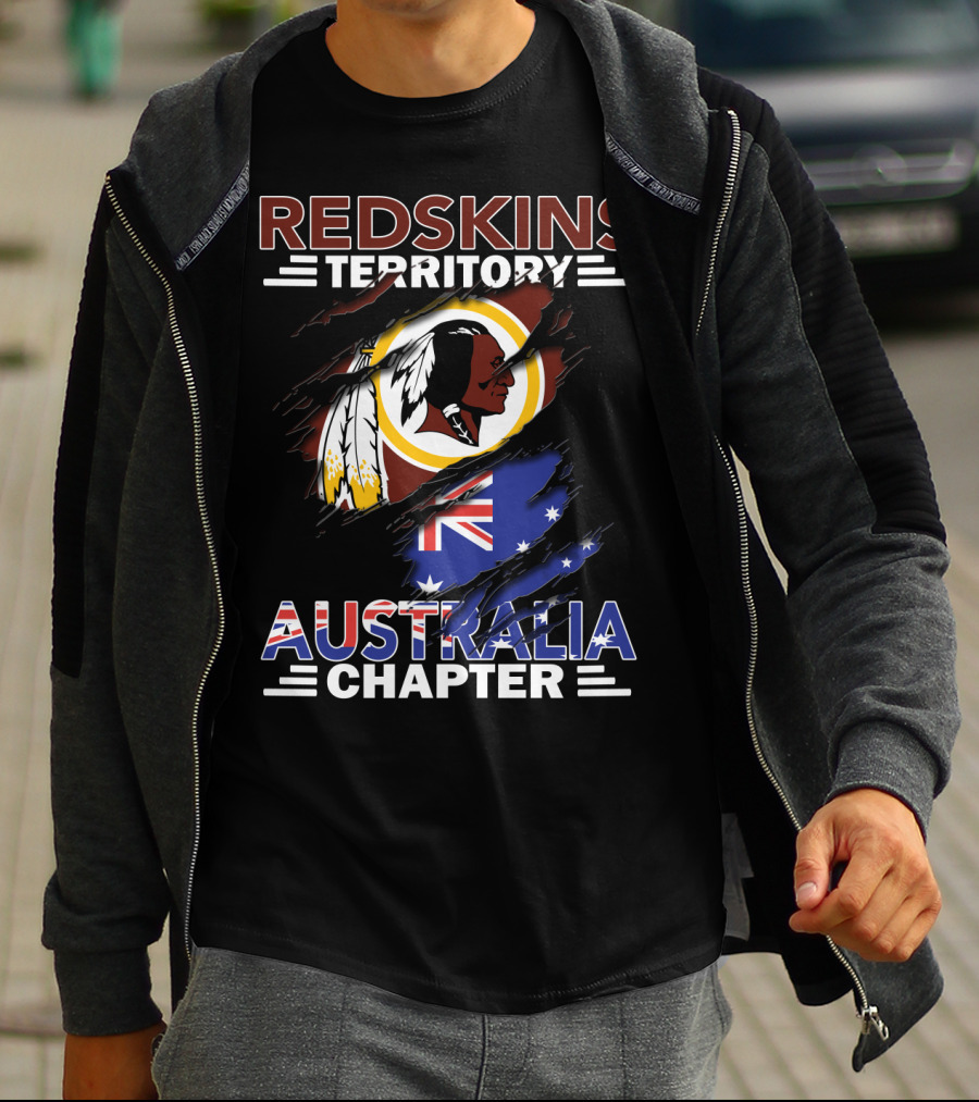 Redskins Territory Australia Chapter Flag T-Shirt