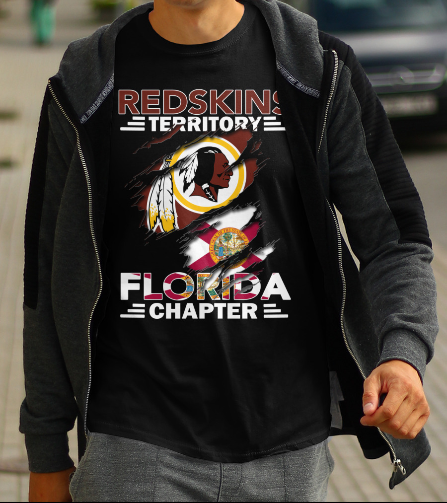 Redskins Territory Florida Chapter Washington Football Team Fan Base T-Shirt