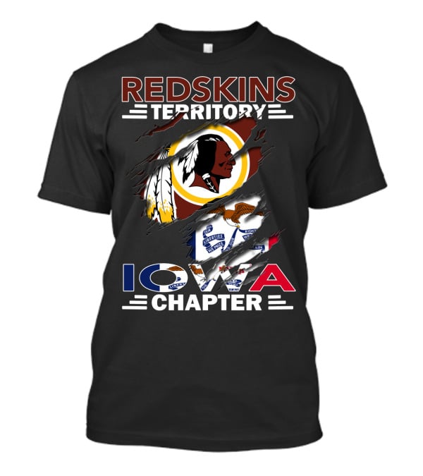 Redskins Territory Iowa Chapter Football Fan Community T-Shirt