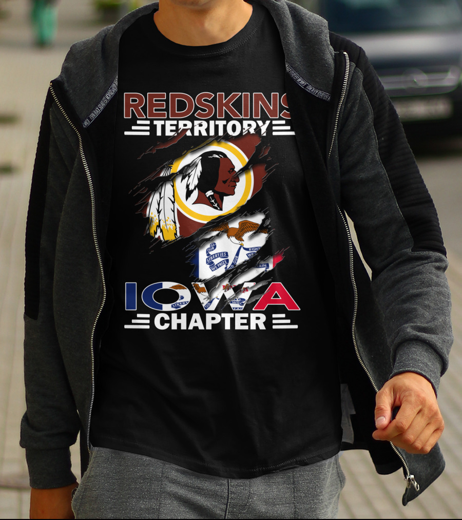 Redskins Territory Iowa Chapter Football Fan Community T-Shirt