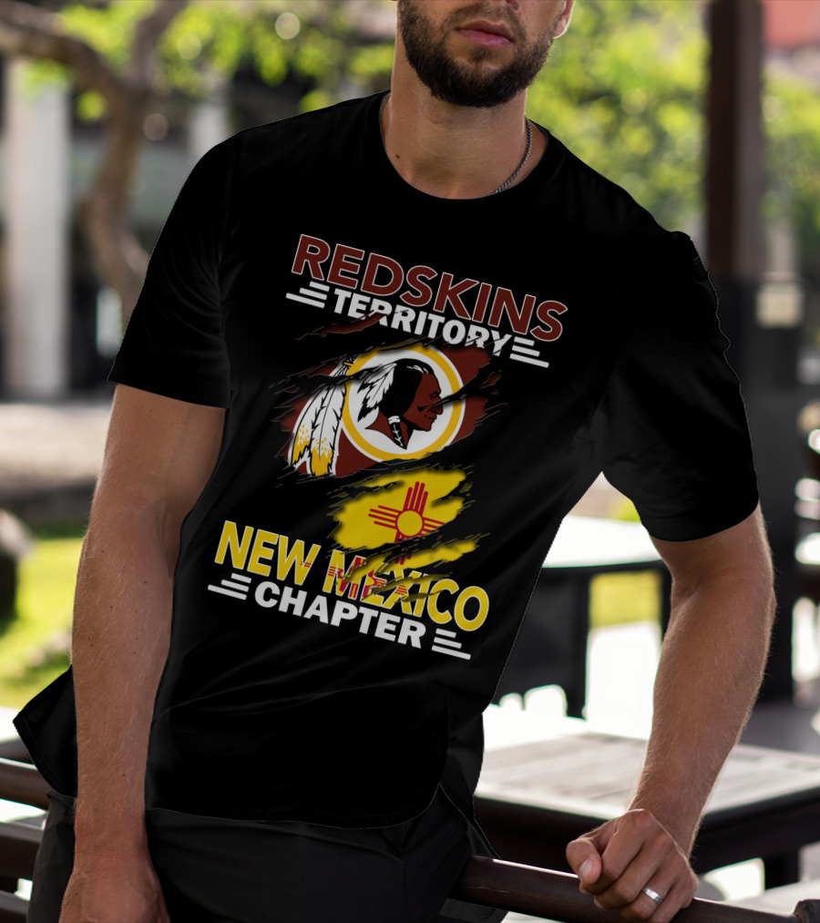 Redskins Territory New Mexico Chapter Flag T-Shirt