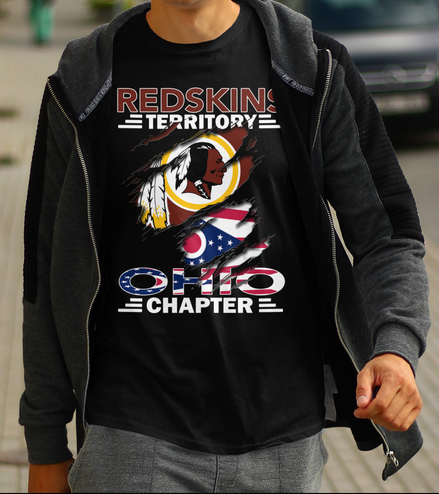 Redskins Territory Ohio Chapter Football Fan Club T-Shirt