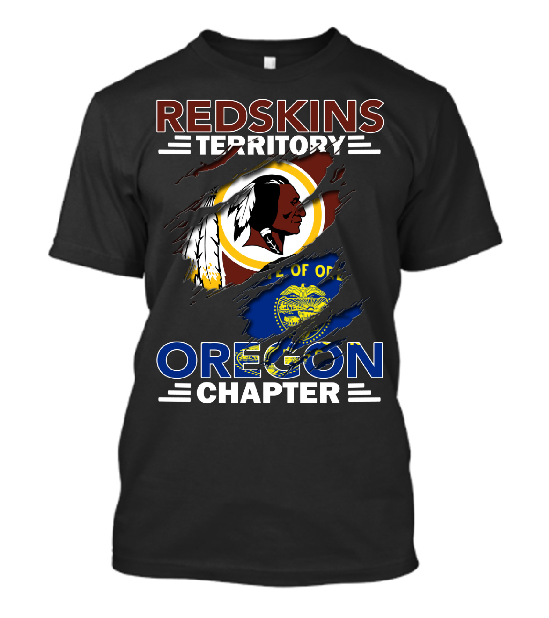 Redskins Territory Oregon Chapter Nfl Fan Gear T-Shirt