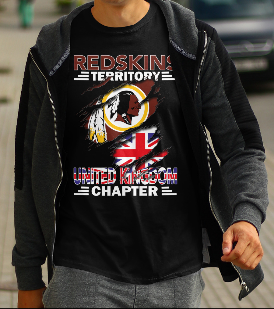 Redskins Territory United Kingdom Chapter Union Jack T-Shirt