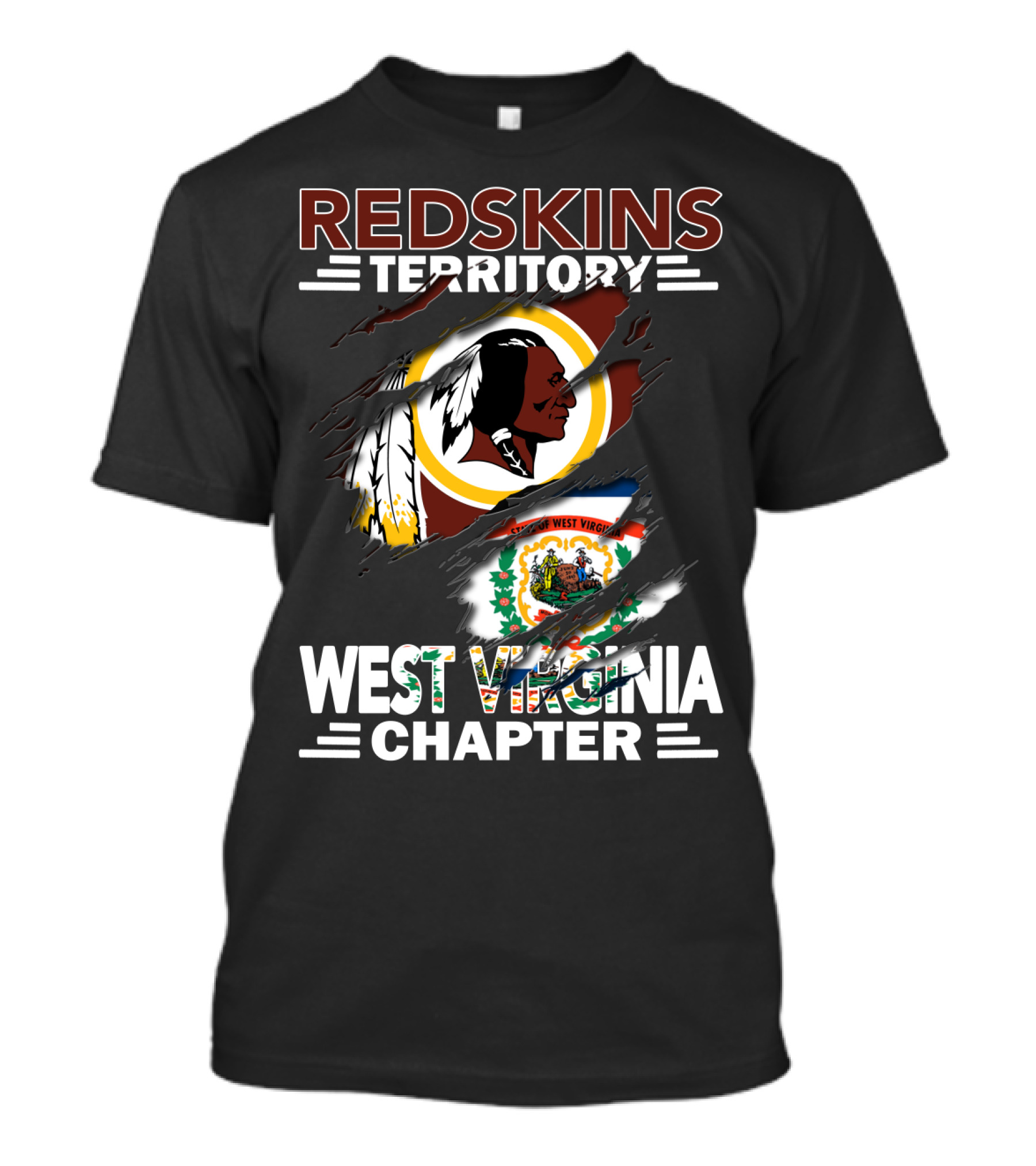 Redskins Territory West Virginia Chapter Loyal Fan Base T-Shirt