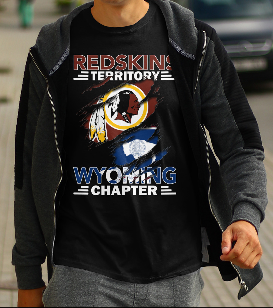 Redskins Territory Wyoming Chapter Flag T-Shirt
