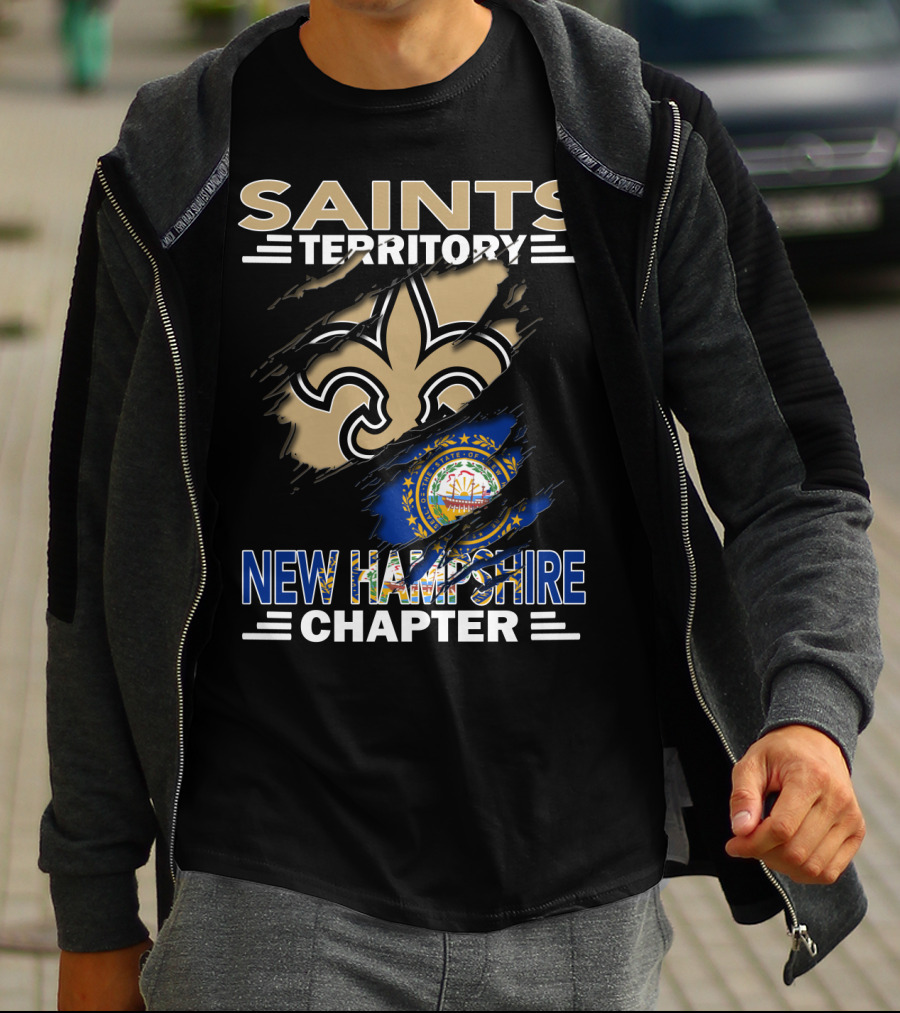 New Hampshire Chapter Saints Territory Fleur-de-lis T-Shirt