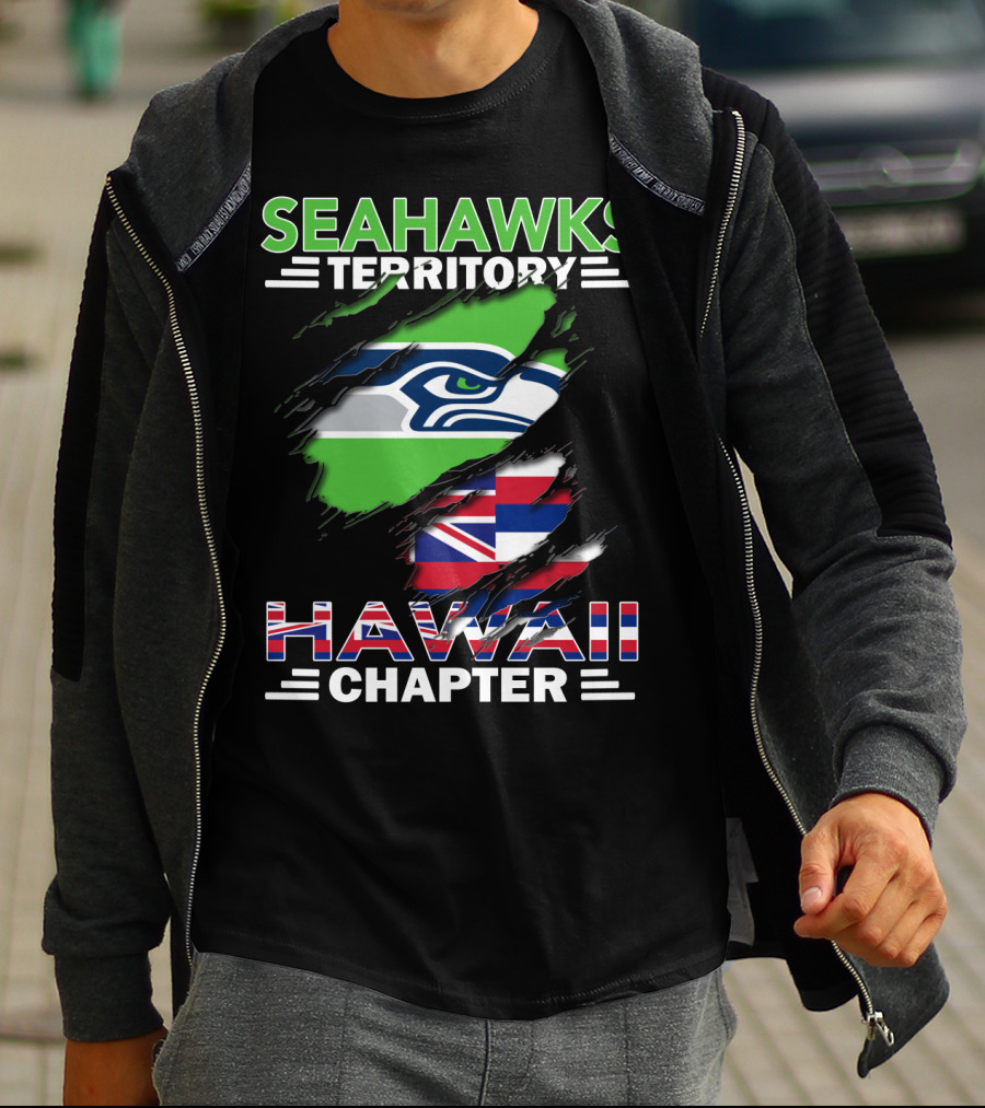Seahawks Territory Hawaii Chapter Seattle Pride Hawaiian Connection T-Shirt