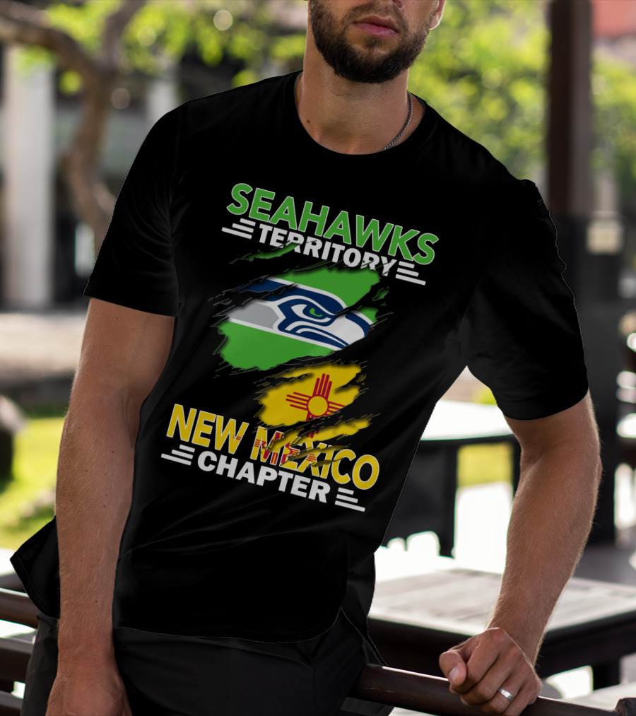 Seahawks Territory New Mexico Chapter Football Fan Zone T-Shirt
