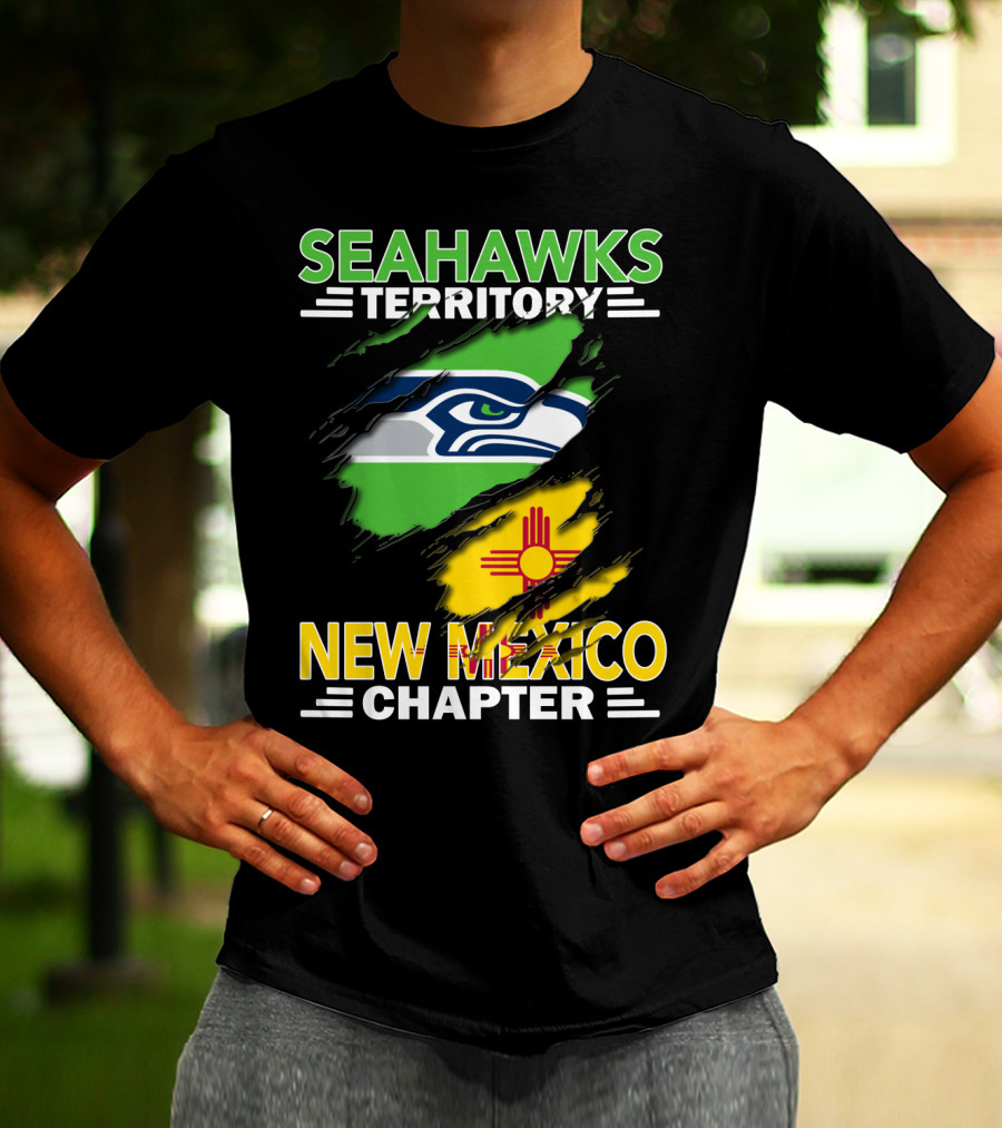 Seahawks Territory New Mexico Chapter Football Fan Zone T-Shirt