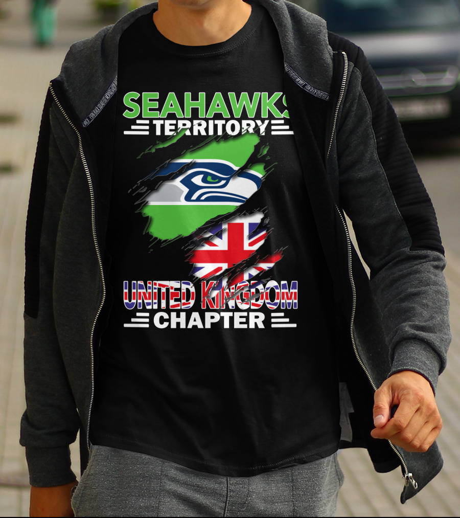 Seahawks Territory United Kingdom Chapter Flag T-Shirt