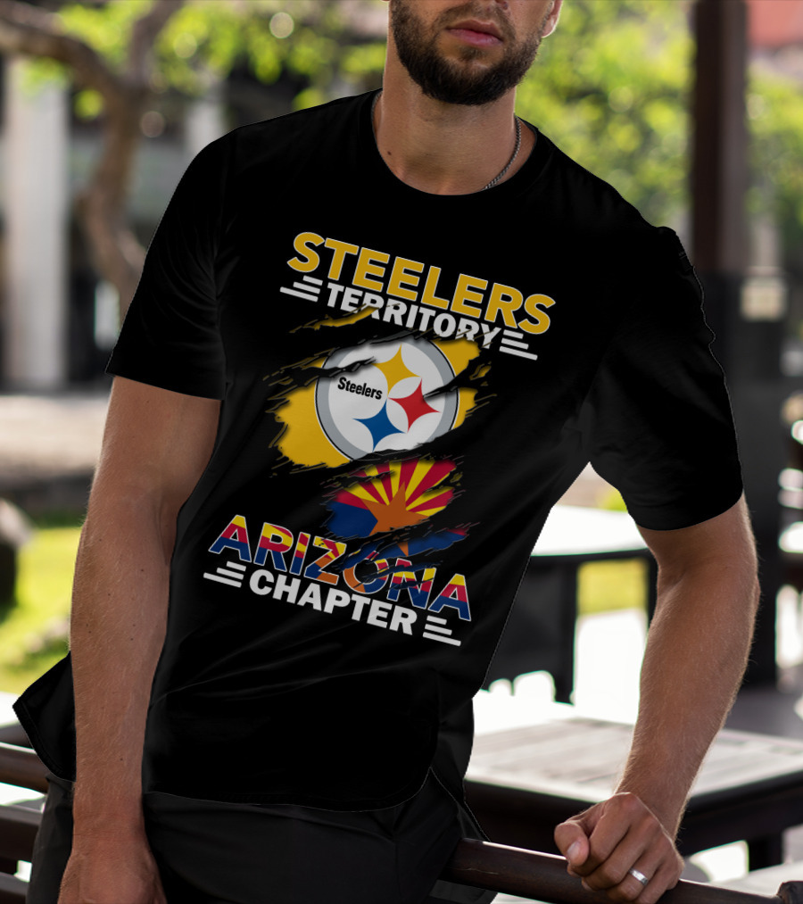 Steelers Territory Steelers Arizona Chapter Flag T-Shirt