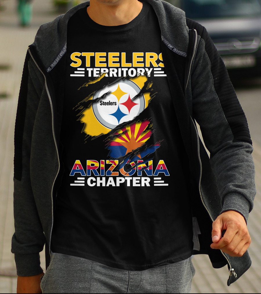 Steelers Territory Steelers Arizona Chapter Flag T-Shirt