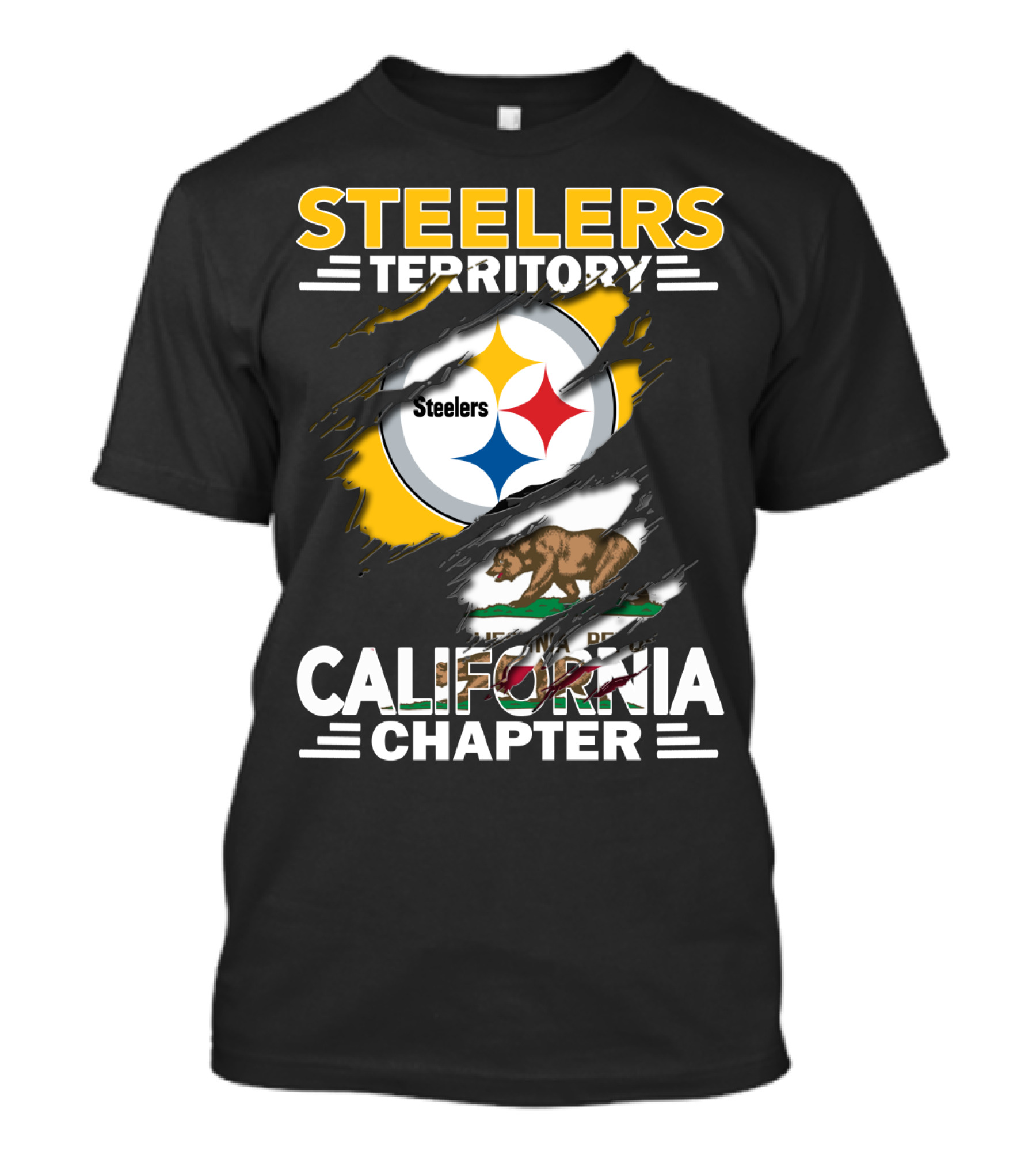STEELERS TERRITORY Steelers California Chapter T-Shirt