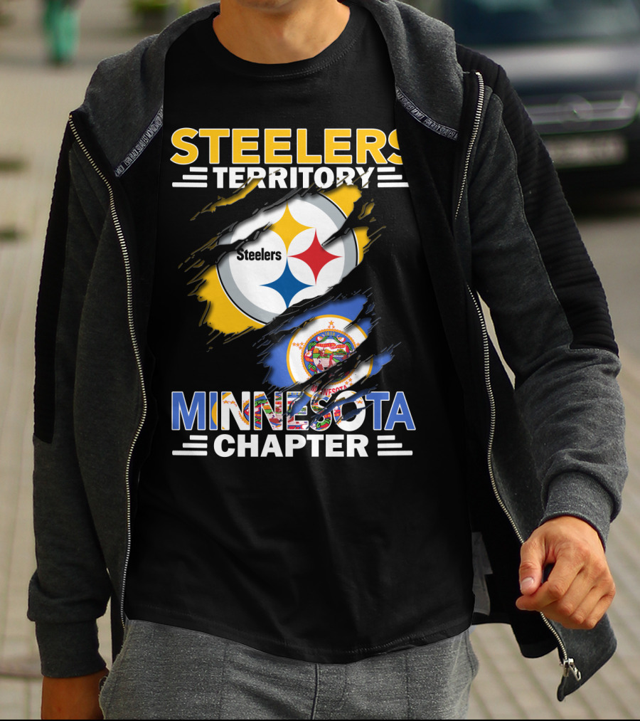 Steelers Territory Minnesota Chapter Logos And Symbols T-Shirt
