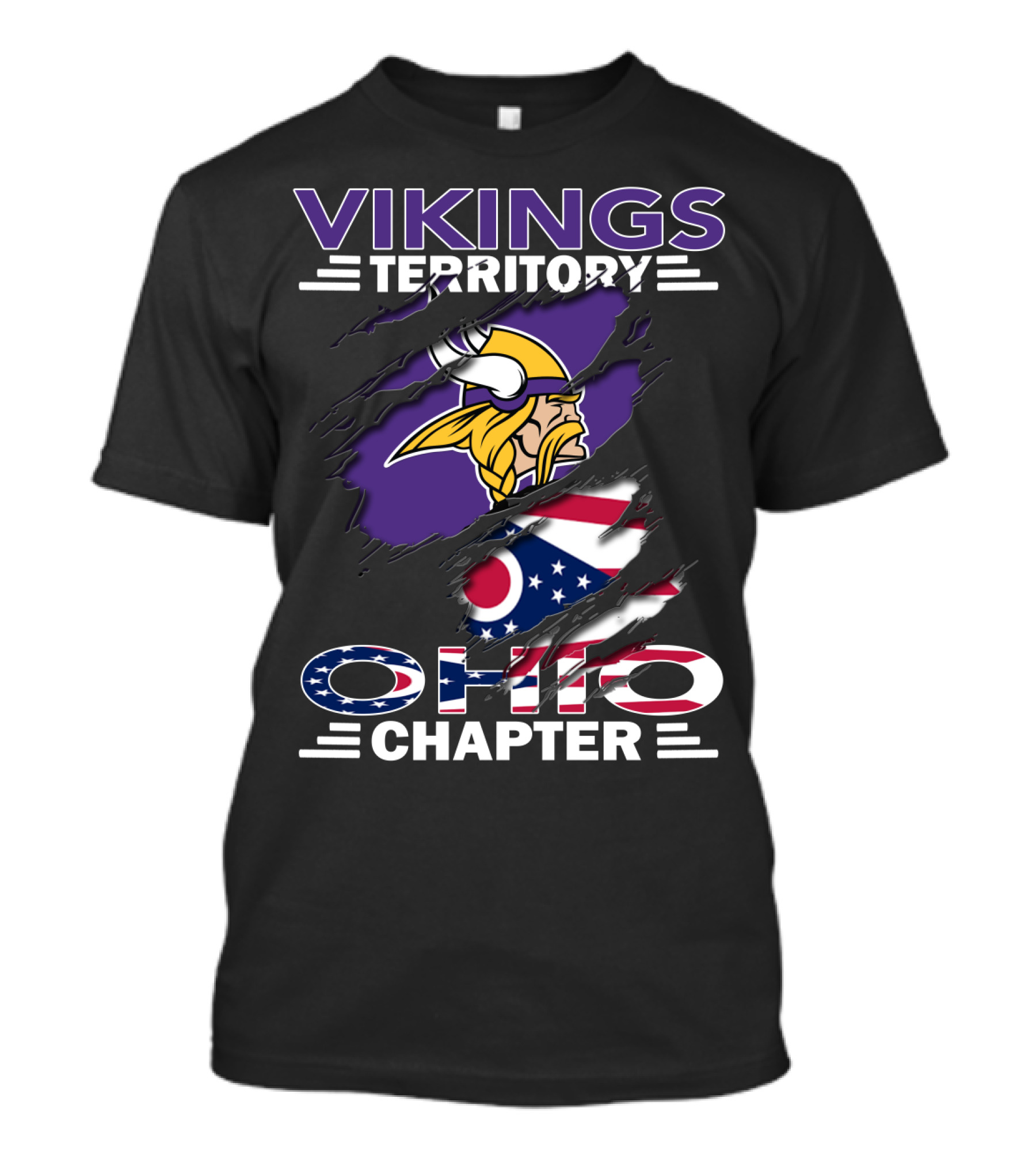 Vikings Territory Ohio Chapter Sports T-Shirt