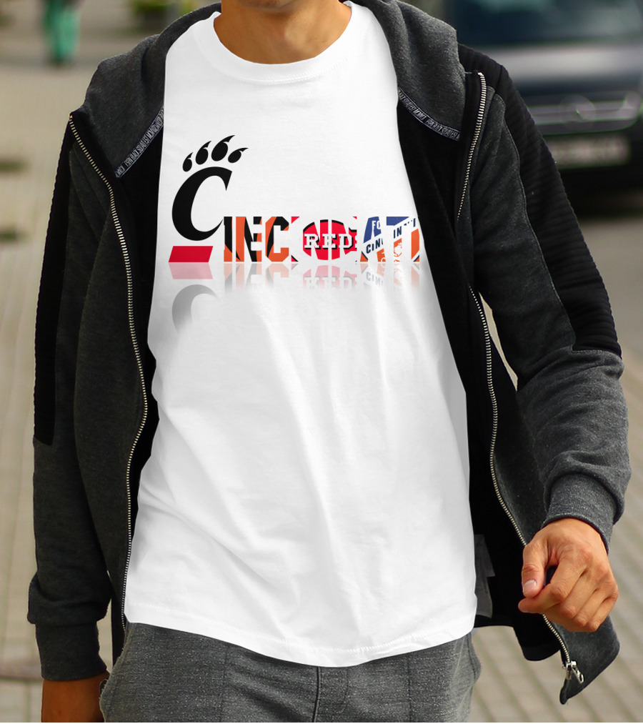 Cincinnati Bearcats Reds Bengals FC Cincinnati T-Shirt