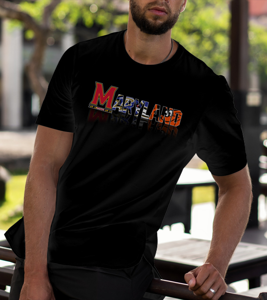 Maryland Terps Ravens Orioles Sports Teams T-Shirt