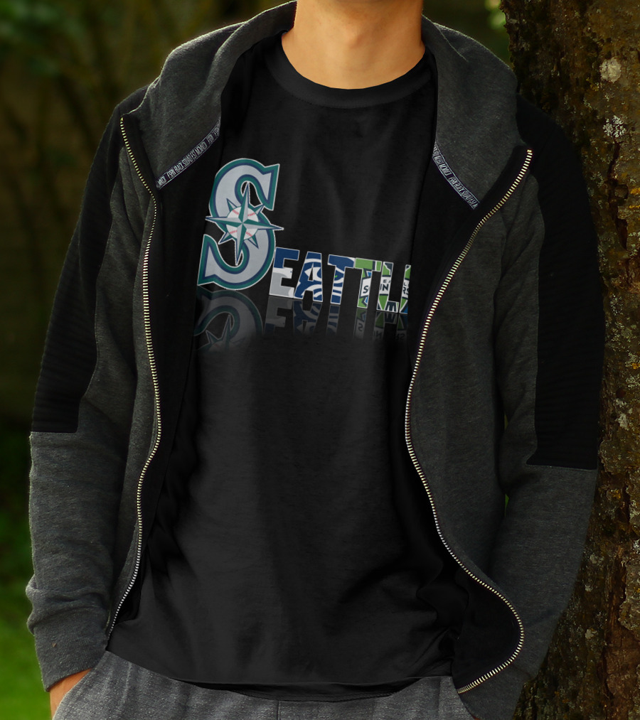 Seattle Mariners Seahawks Sounders City T-Shirt