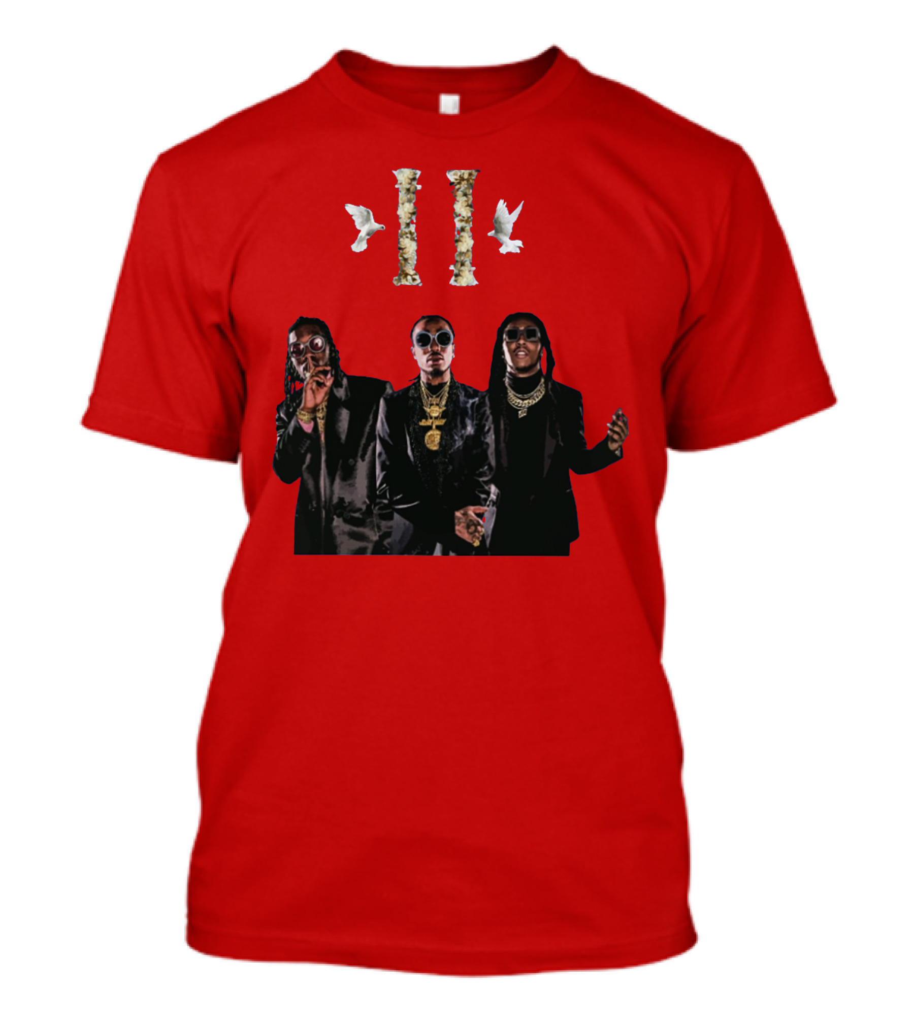 Migos Culture II Album Red Cover T-Shirt