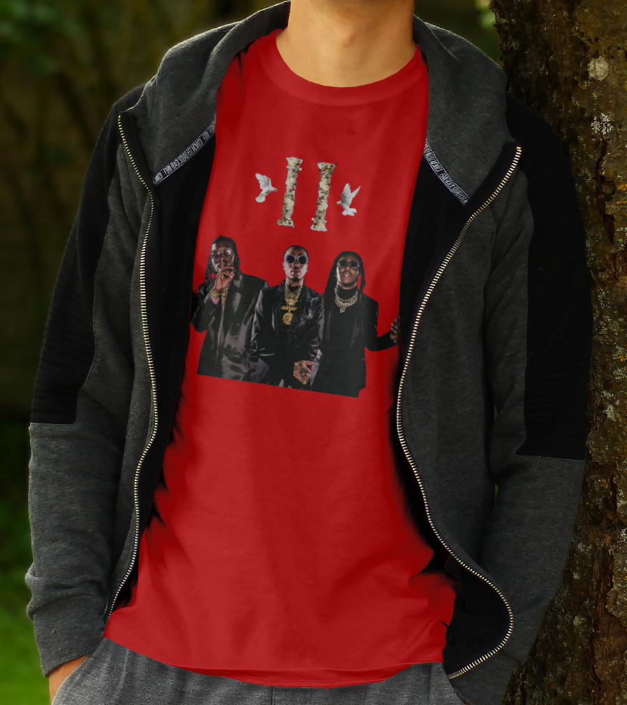 Migos Culture II Album Red Cover T-Shirt