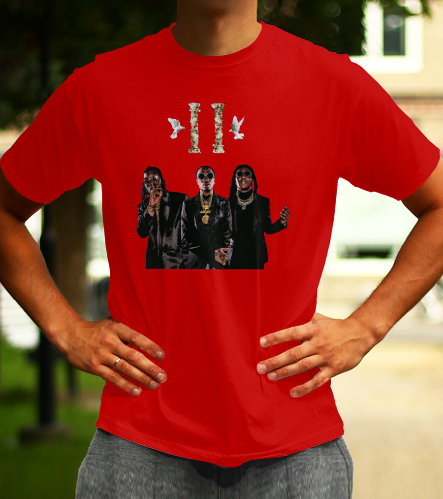 Migos Culture II Album Red Cover T-Shirt