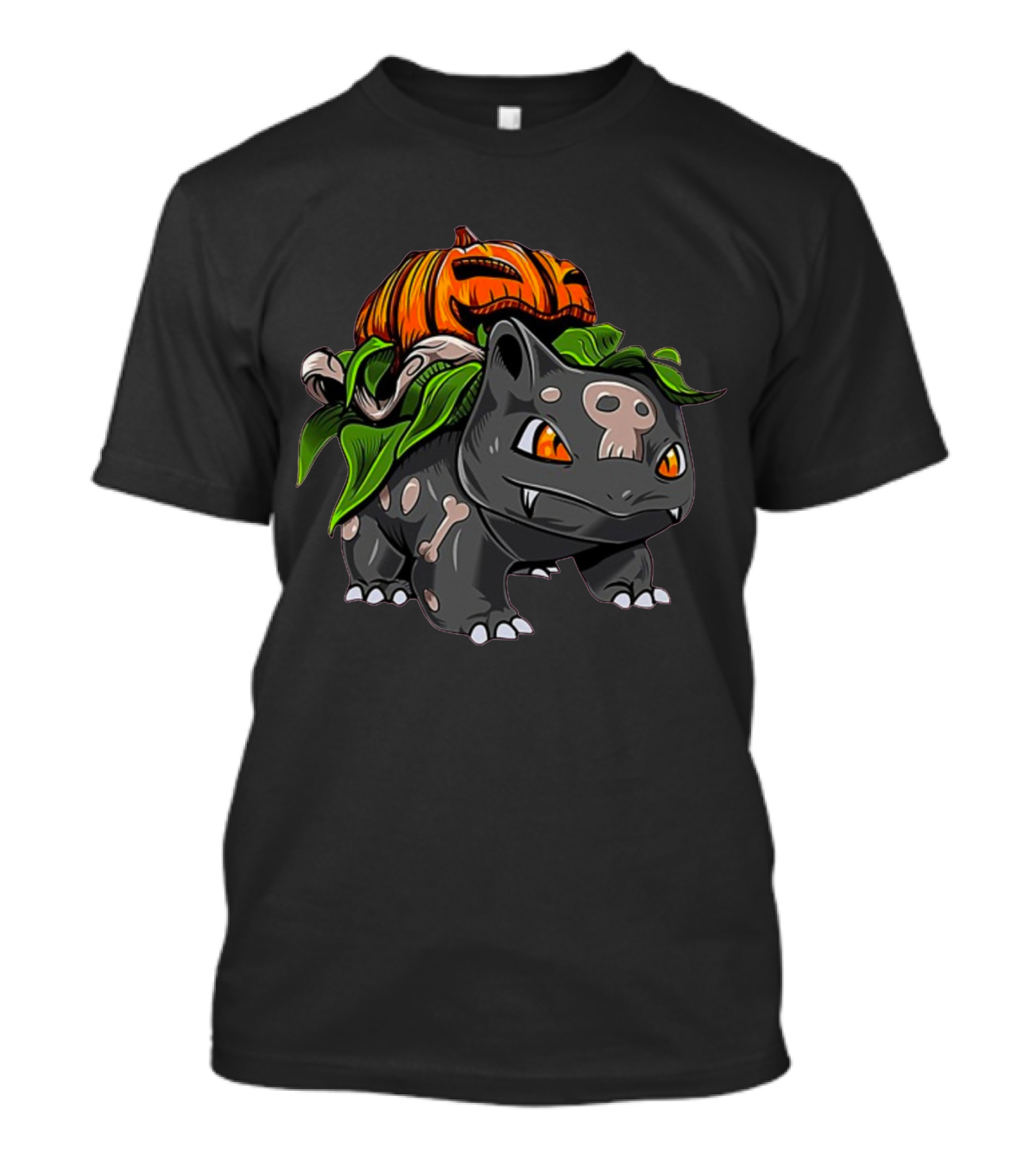 Pokemon Bulbasaur Halloween Pumpkin Fushigidane T-Shirt