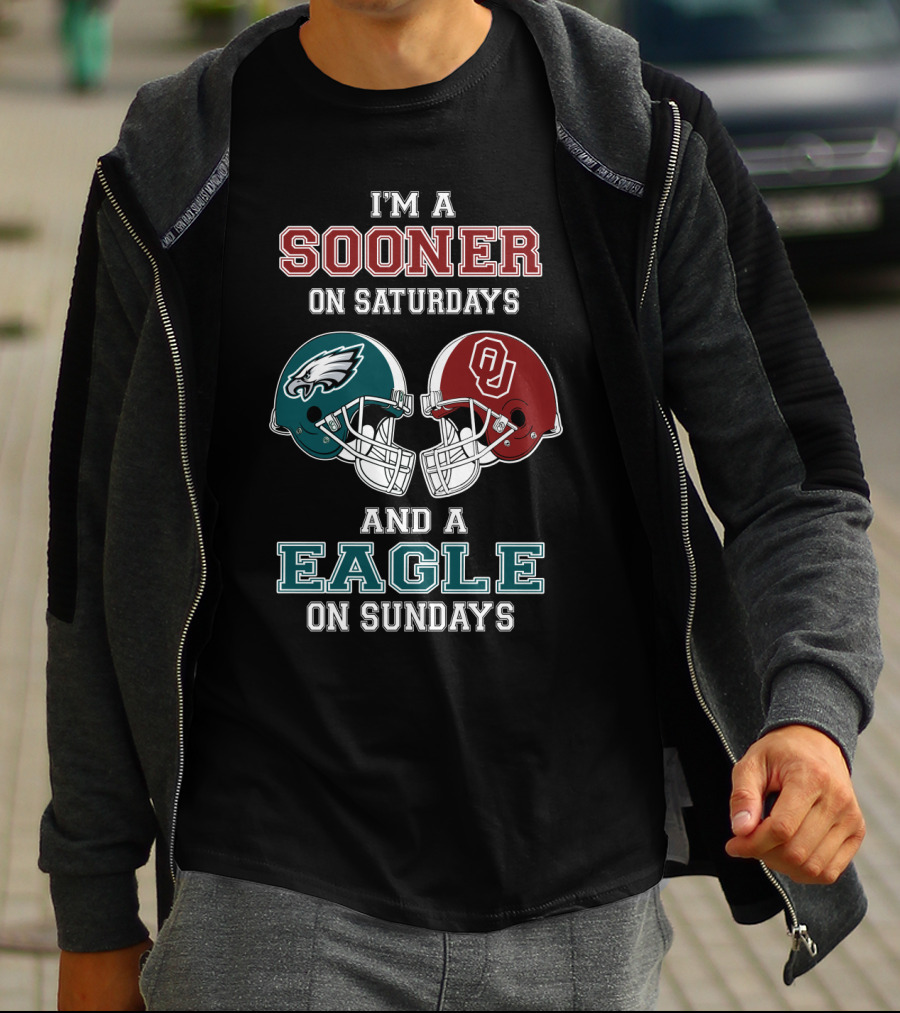 I'm A Sooner On Saturdays And A Eagle On Sundays T-Shirt
