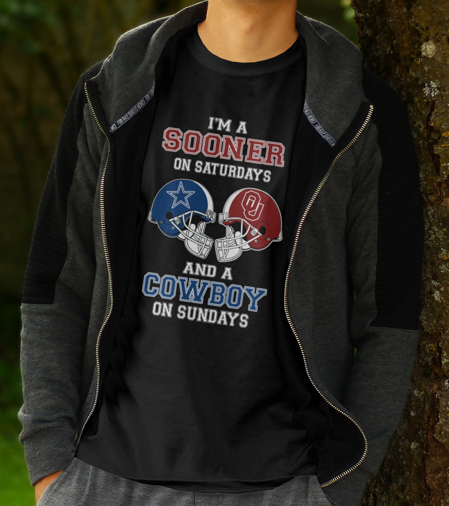 I'm A Sooner On Saturdays And A Cowboy On Sundays T-Shirt
