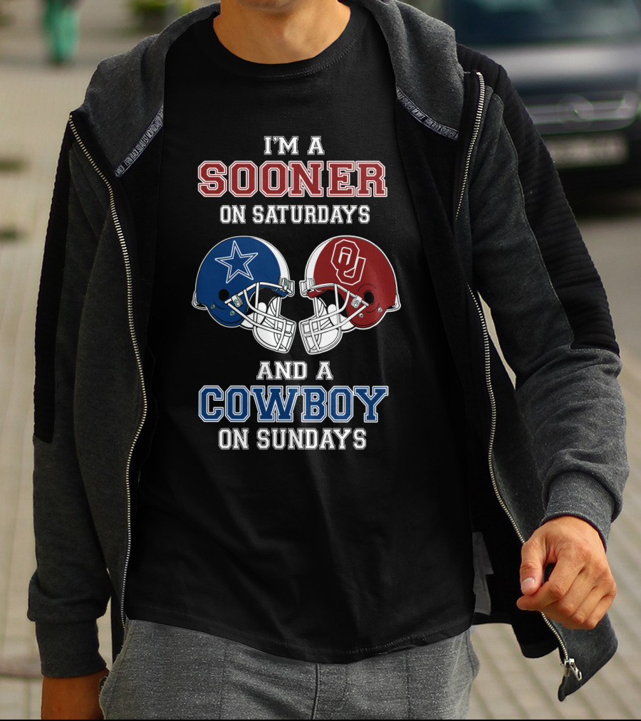 I'm A Sooner On Saturdays And A Cowboy On Sundays T-Shirt