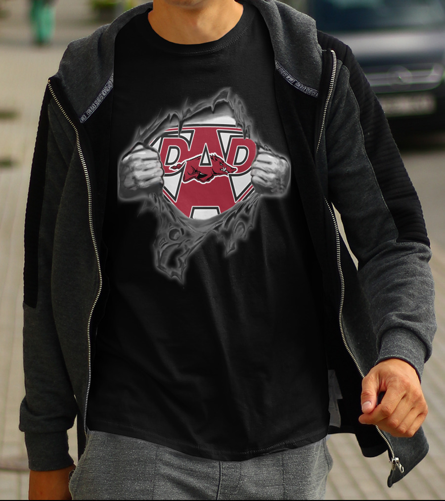 Super Dad Arkansas Razorbacks T-Shirt