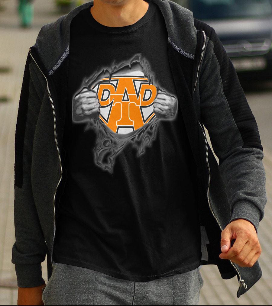 Tennessee Volunteers Super Dad Emblem T-Shirt
