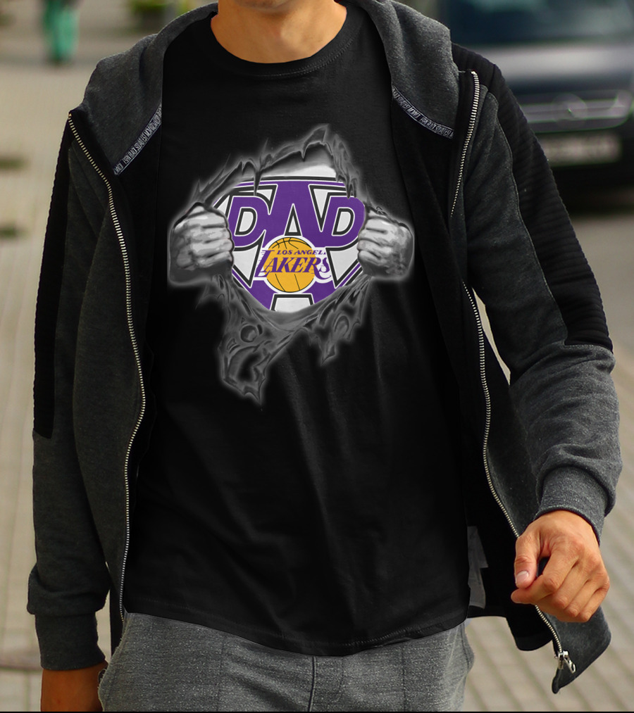 Los Angeles Lakers Super Dad T-Shirt
