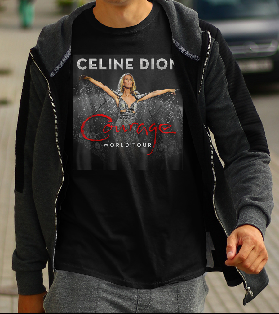 Celine Dion Courage World Tour T-Shirt