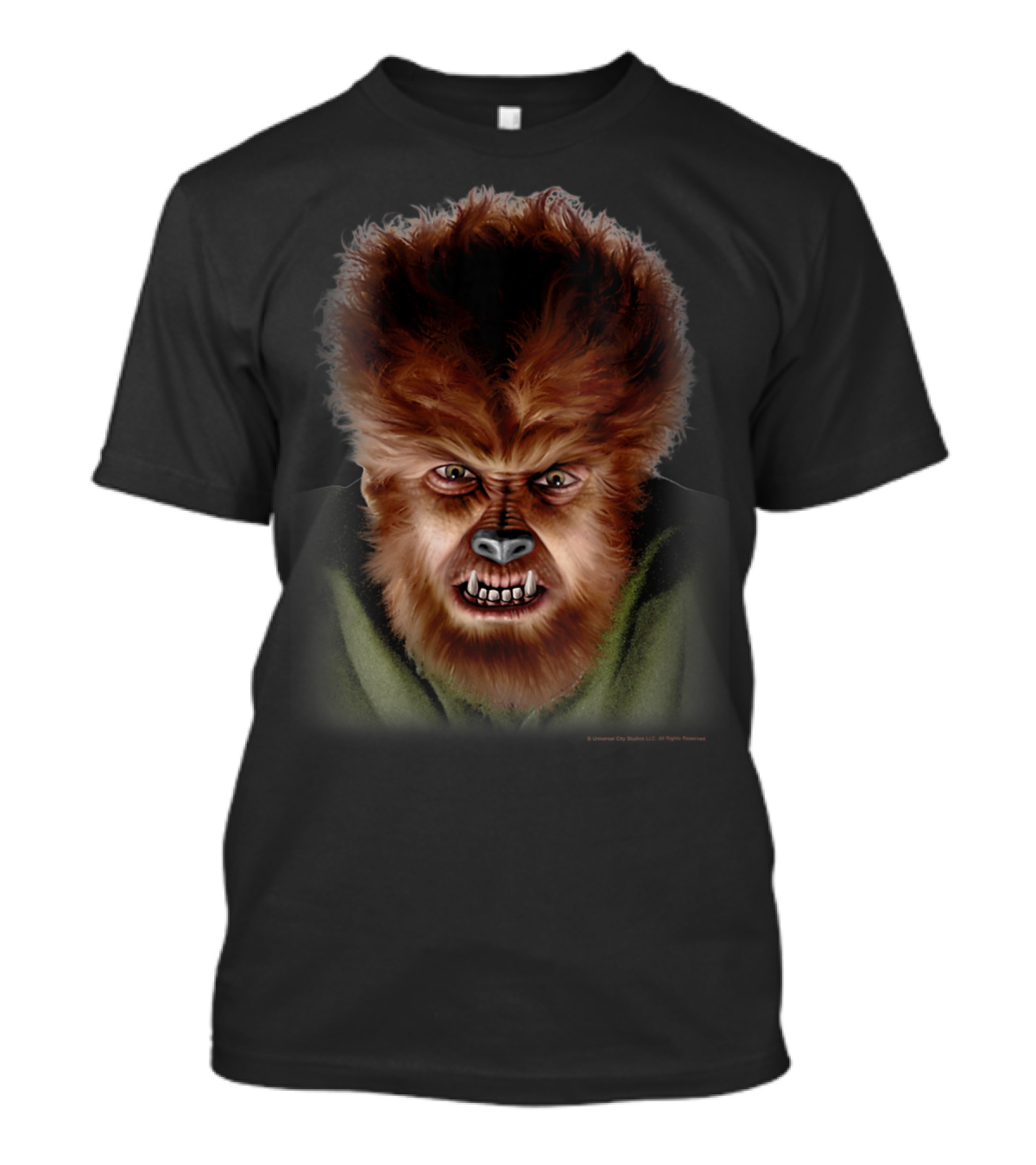 Universal Monsters The Wolf Man Classic Face T-Shirt