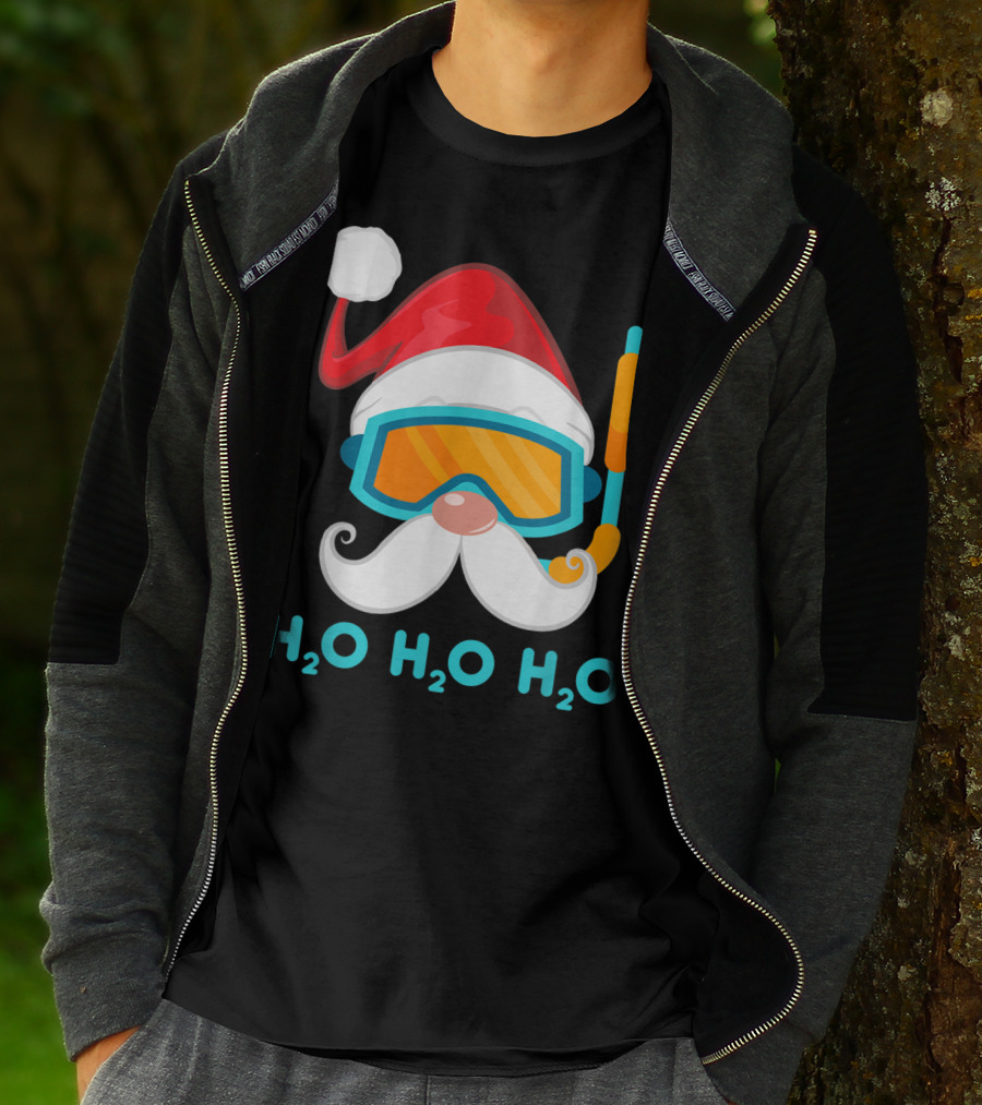 Santa Claus H2O Snorkeling Lover T-Shirt