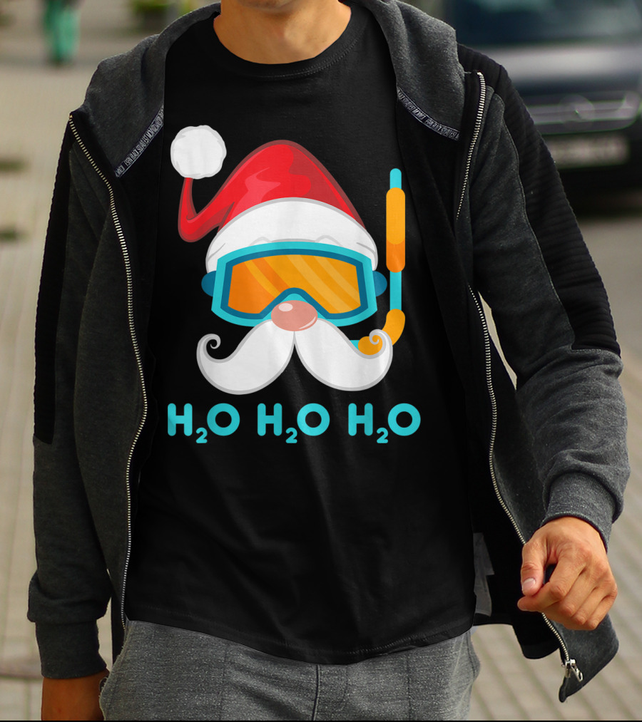 Santa Claus H2O Snorkeling Lover T-Shirt