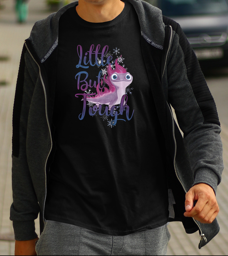 Disney Frozen 2 Little But Tough Salamander With Snowflakes T-Shirt